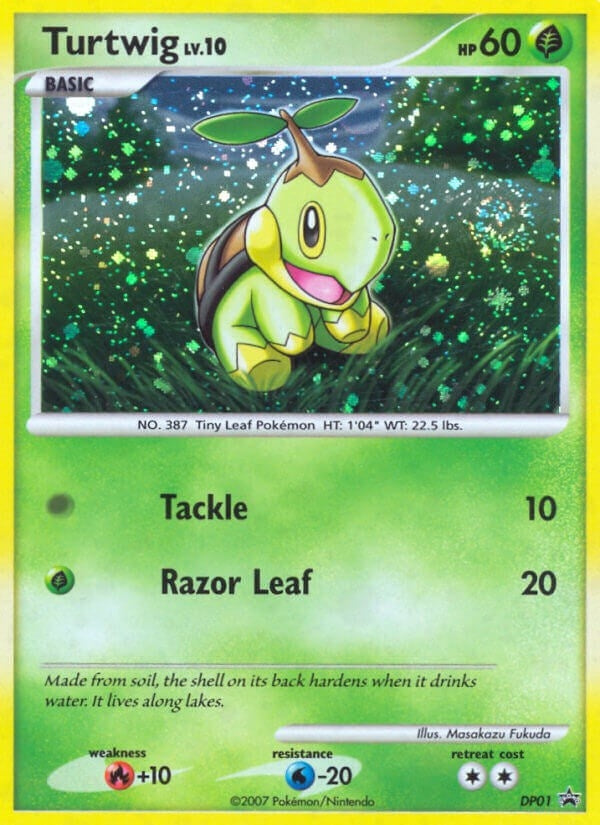 Image for Turtwig - DP01 (DP01) (Diamond and Pearl Promos) (PR) - Pokemon