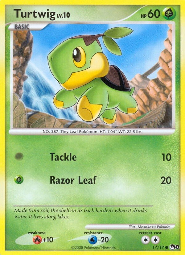 Image for Turtwig (017/017) (POP Series 8) (POP) - Pokemon