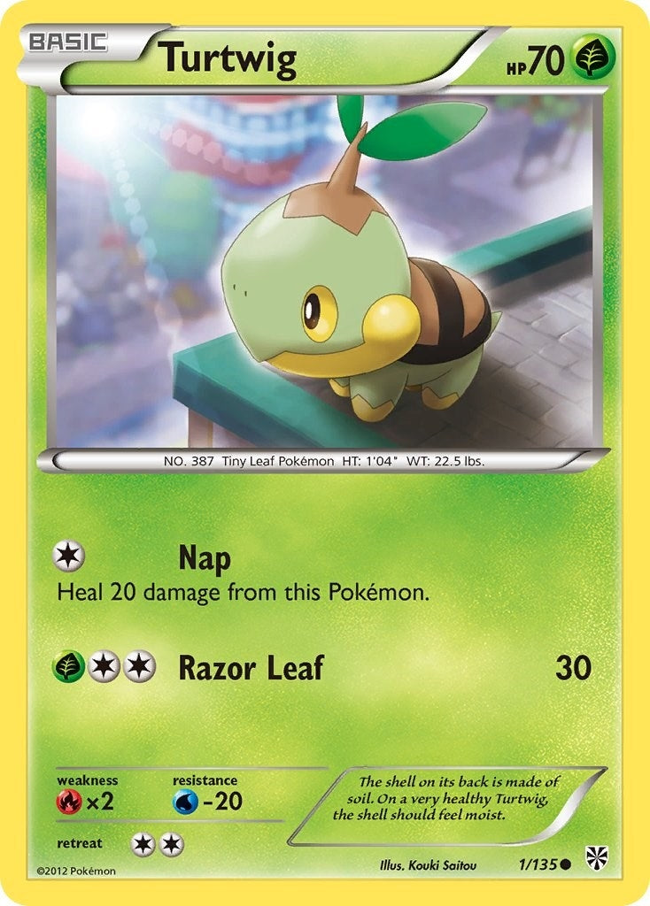 Image for Turtwig (1/135) (Plasma Storm) (PLS) - Pokemon