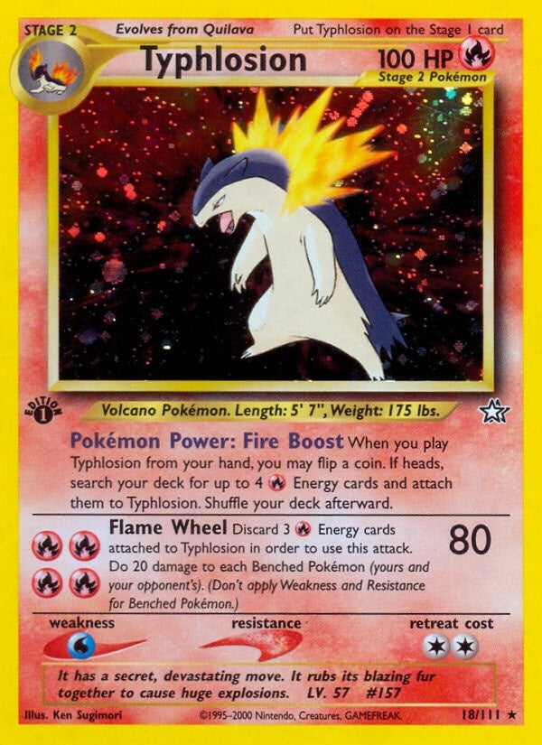 Image for Typhlosion (18) (018/111) (Neo Genesis) (N1) - Pokemon