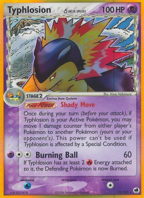 Image for Typhlosion (Delta Species) (12/101) (EX Dragon Frontiers) (DF) - Pokemon
