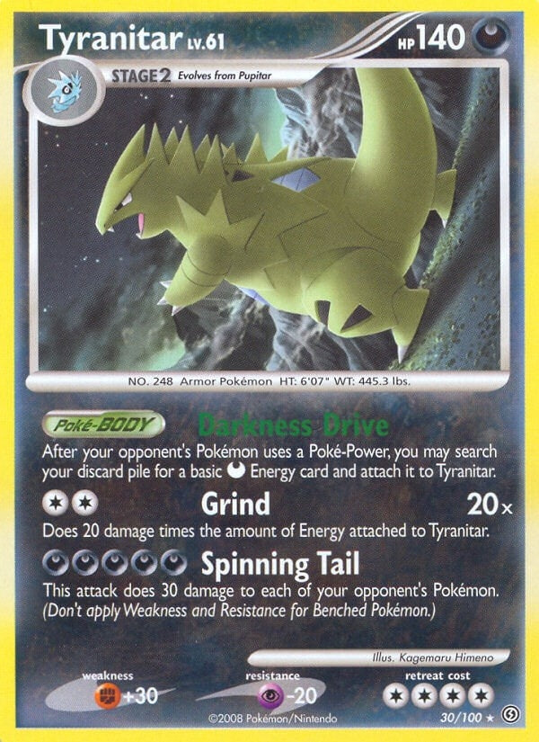 Image for Tyranitar (30/100) (Stormfront) (SF) - Pokemon