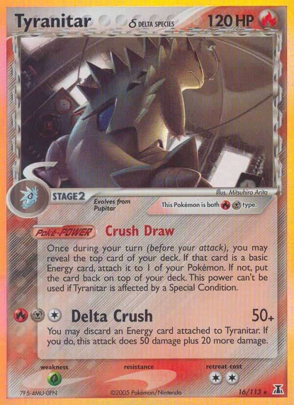 Image for Tyranitar (Delta Species) (16/113) (EX Delta Species) (DS) - Pokemon