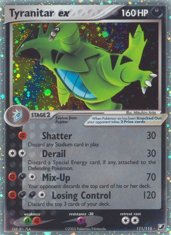 Image for Tyranitar ex (111/115) (EX Unseen Forces) (UF) - Pokemon