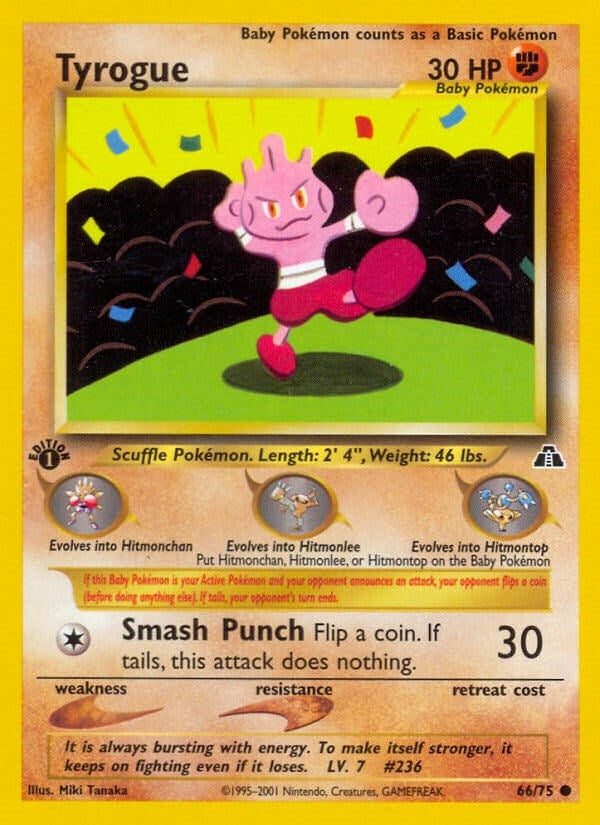 Image for Tyrogue (66/75) (Neo Discovery) (N2) - Pokemon