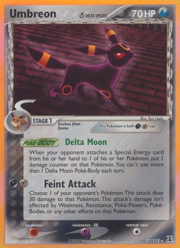 Image for Umbreon (Delta Species) (17/113) (EX Delta Species) (DS) - Pokemon