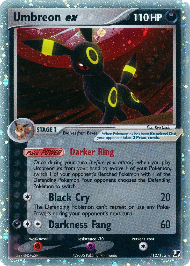 Image for Umbreon ex (112/115) (EX Unseen Forces) (UF) - Pokemon
