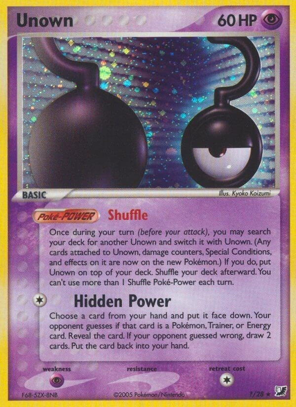 Image for Unown (?) (?/28) (EX Unseen Forces) (UF) - Pokemon