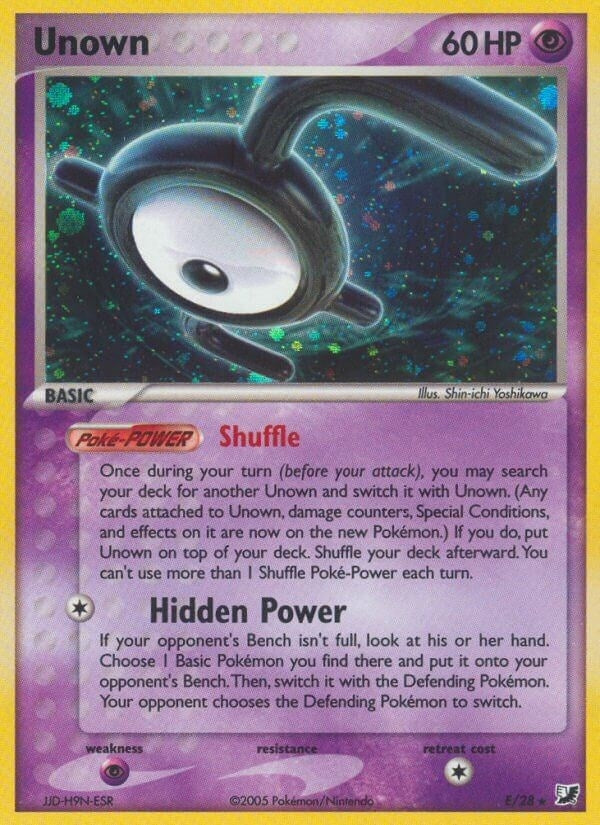 Image for Unown (E) (E/28) (EX Unseen Forces) (UF) - Pokemon