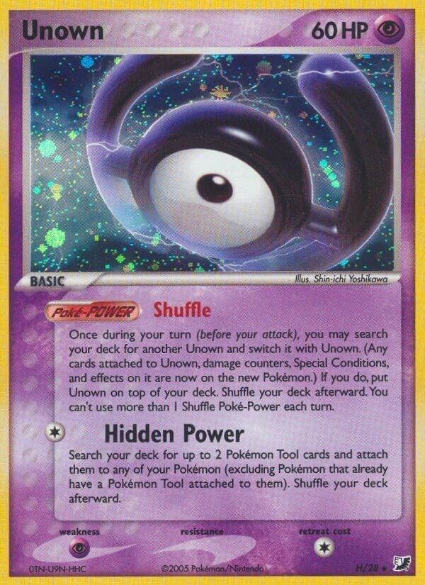 Image for Unown (H) (H/28) (EX Unseen Forces) (UF) - Pokemon
