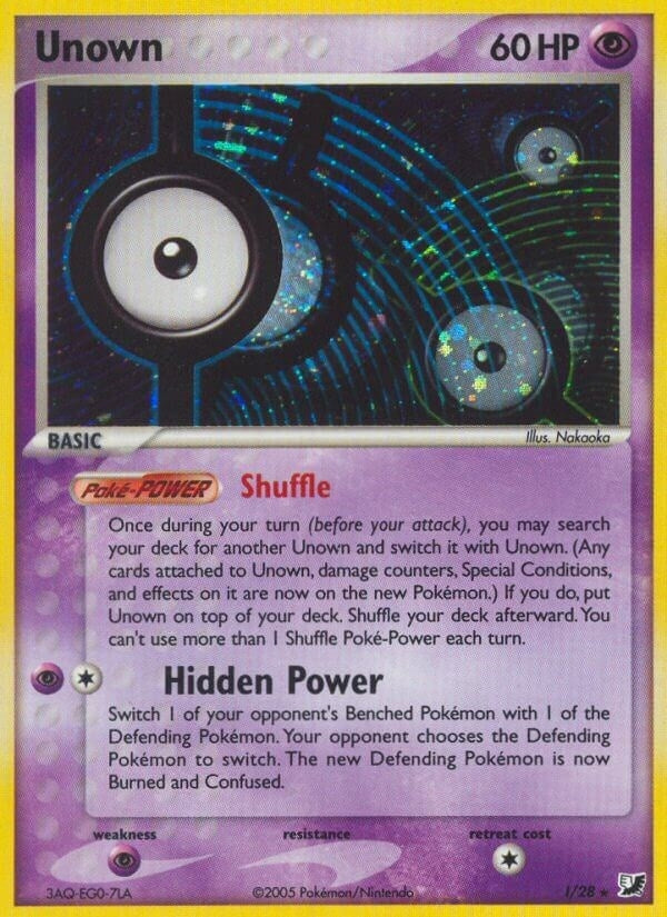 Image for Unown (I) (I/28) (EX Unseen Forces) (UF) - Pokemon