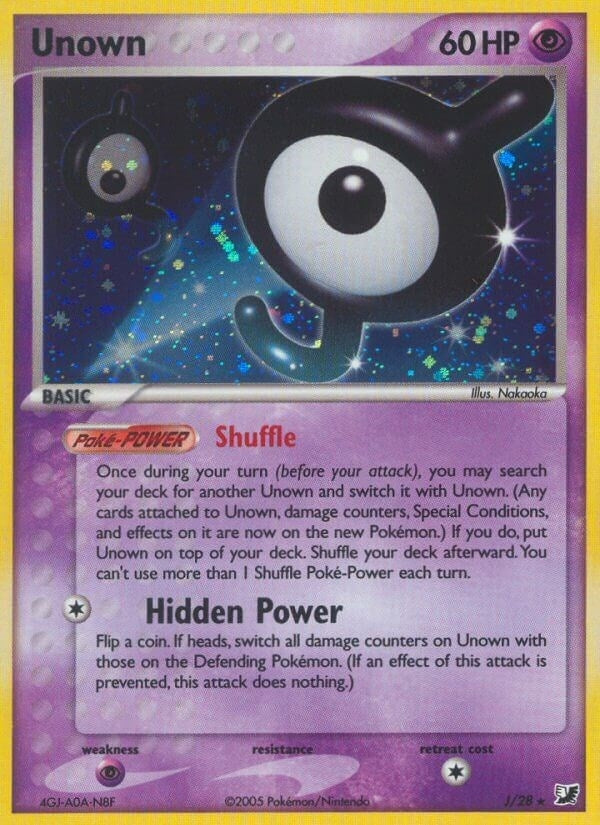 Image for Unown (J) (J/28) (EX Unseen Forces) (UF) - Pokemon