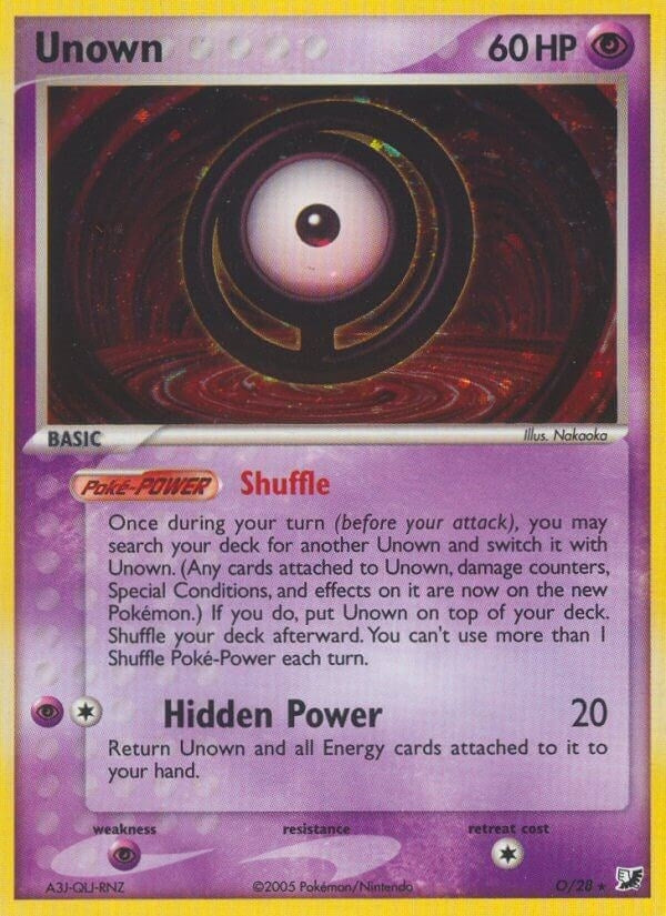 Image for Unown (O) (O/28) (EX Unseen Forces) (UF) - Pokemon