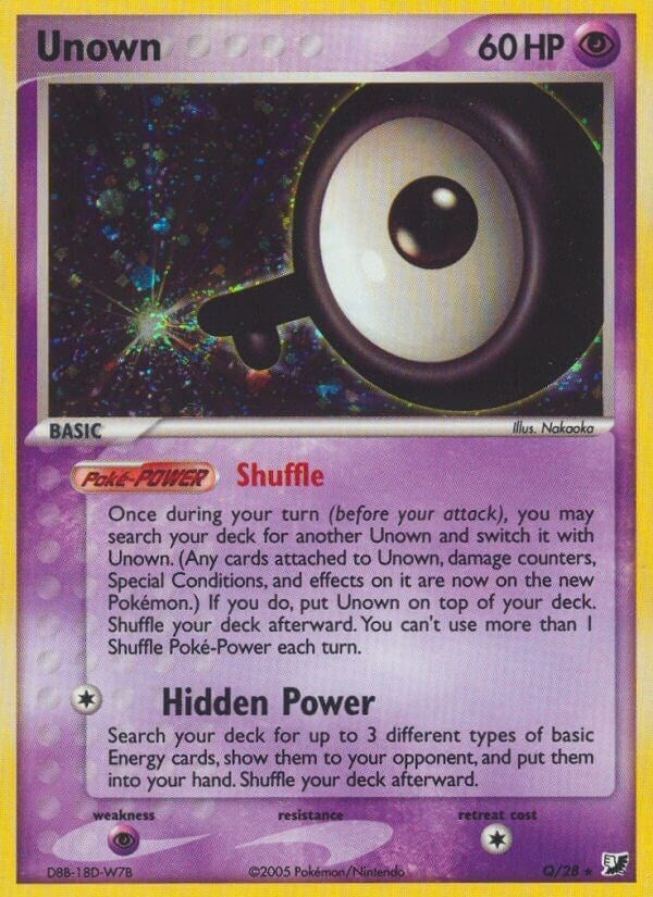 Image for Unown (Q) (Q/28) (EX Unseen Forces) (UF) - Pokemon