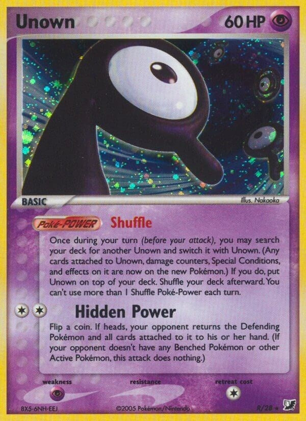 Image for Unown (R) (R/28) (EX Unseen Forces) (UF) - Pokemon