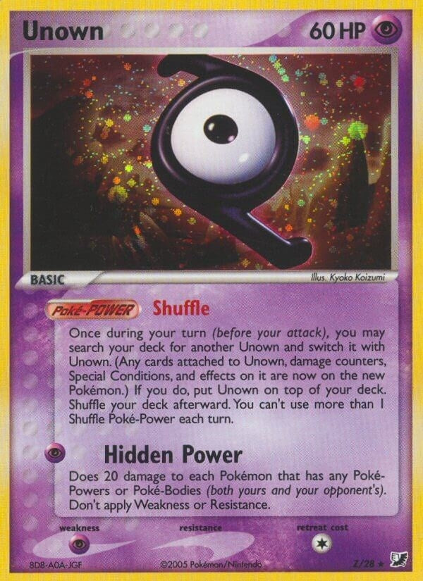 Image for Unown (Z) (Z/28) (EX Unseen Forces) (UF) - Pokemon