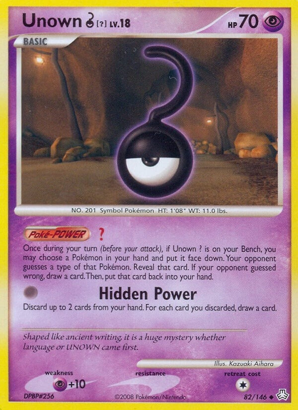 Image for Unown (?) (82/146) (Legends Awakened) (LA) - Pokemon