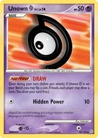 Image for Unown [D] (68/130) (Diamond and Pearl) (DP) - Pokemon