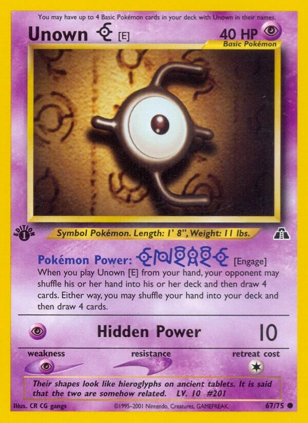 Image for Unown [E] (67/75) (Neo Discovery) (N2) - Pokemon