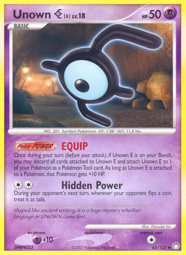 Image for Unown [E] (65/123) (Mysterious Treasures) (MT) - Pokemon