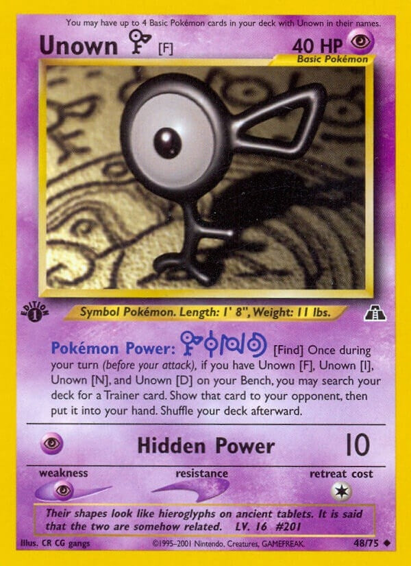 Image for Unown [F] (48/75) (Neo Discovery) (N2) - Pokemon