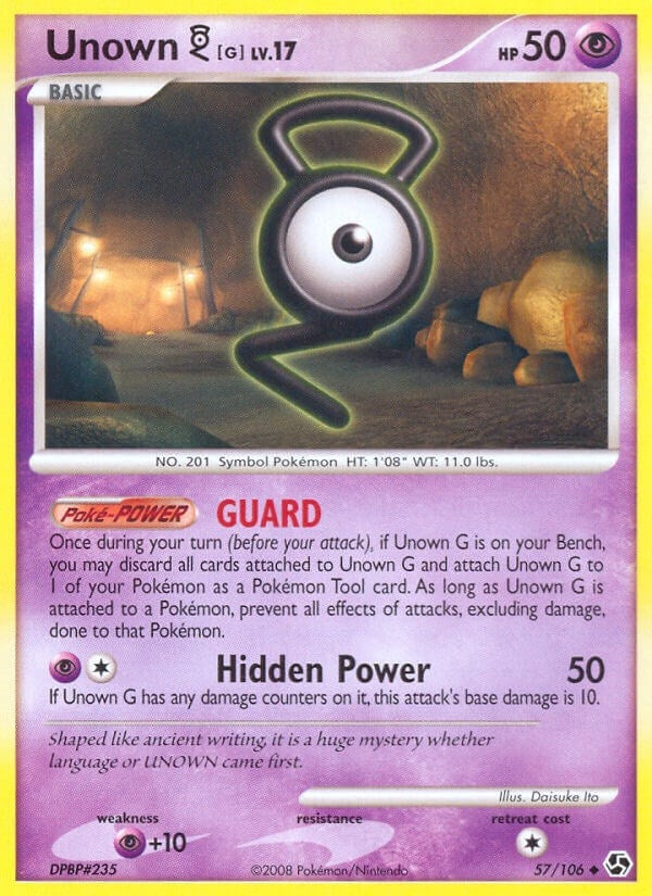 Image for Unown [G] (57/106) (Great Encounters) (GE) - Pokemon