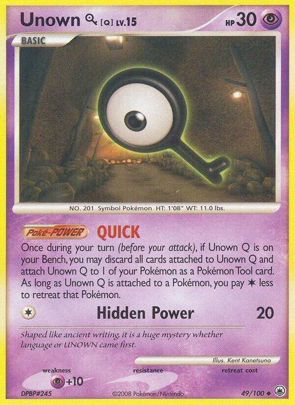 Image for Unown [Q] (49/100) (Majestic Dawn) (MD) - Pokemon