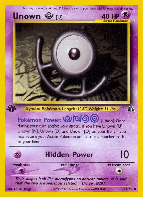 Image for Unown [U] (51/75) (Neo Discovery) (N2) - Pokemon