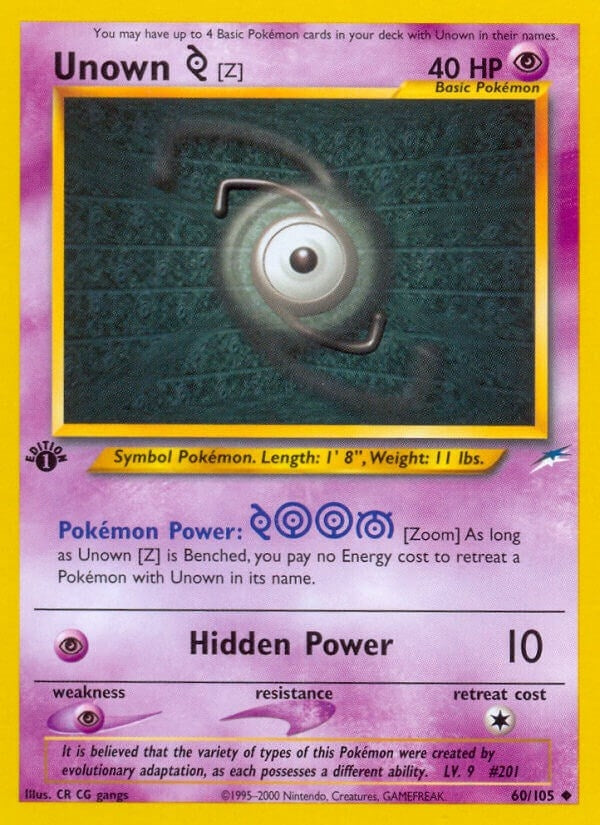Image for Unown [Z] (060/105) (Neo Destiny) (N4) - Pokemon