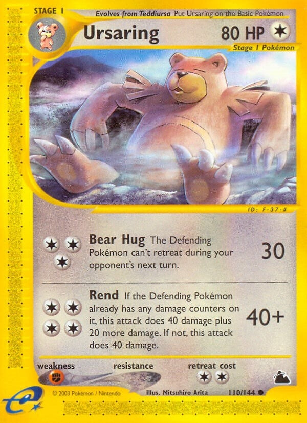 Image for Ursaring (110/144) (Skyridge) (SK) - Pokemon