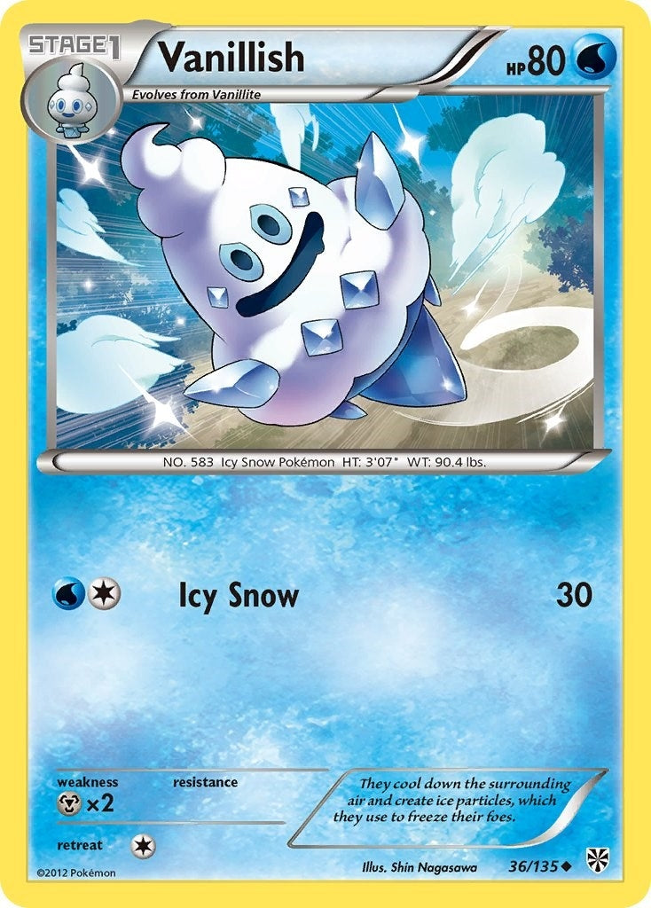 Image for Vanillish (36/135) (Plasma Storm) (PLS) - Pokemon