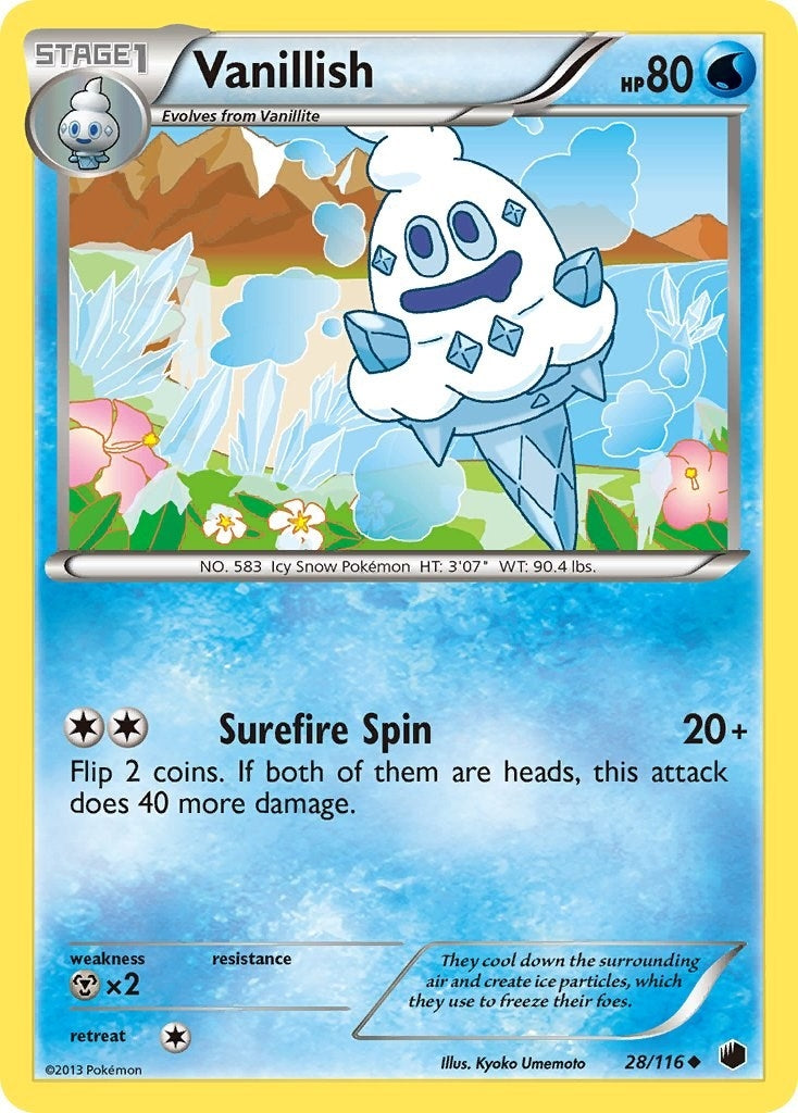 Image for Vanillish (28/116) (Plasma Freeze) (PLF) - Pokemon
