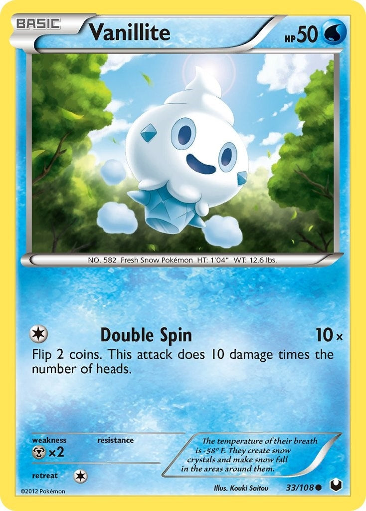 Image for Vanillite (33/108) (Dark Explorers) (DEX) - Pokemon