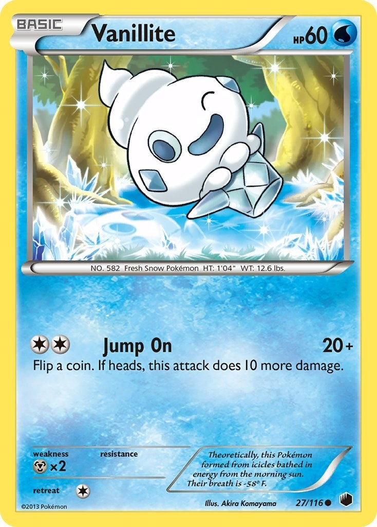 Image for Vanillite (27/116) (Plasma Freeze) (PLF) - Pokemon