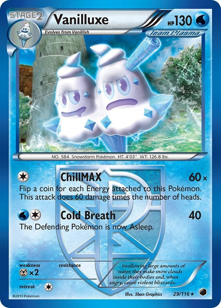 Image for Vanilluxe (Team Plasma) (29/116) (Plasma Freeze) (PLF) - Pokemon