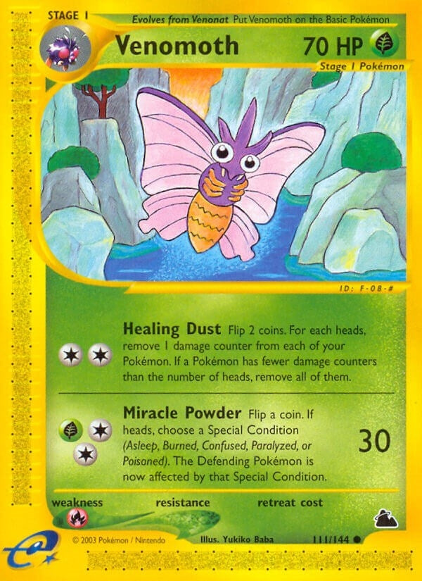 Image for Venomoth (111/144) (Skyridge) (SK) - Pokemon