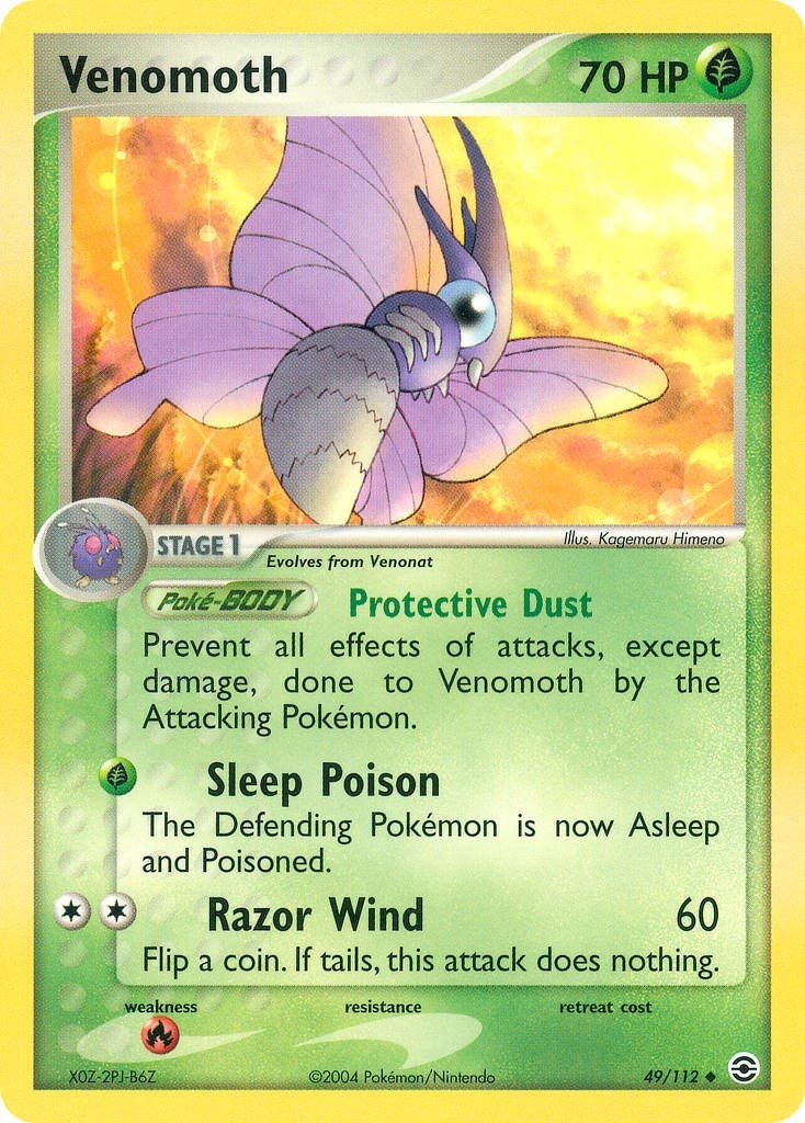 Image for Venomoth (49/112) (EX FireRed & LeafGreen) (RG) - Pokemon