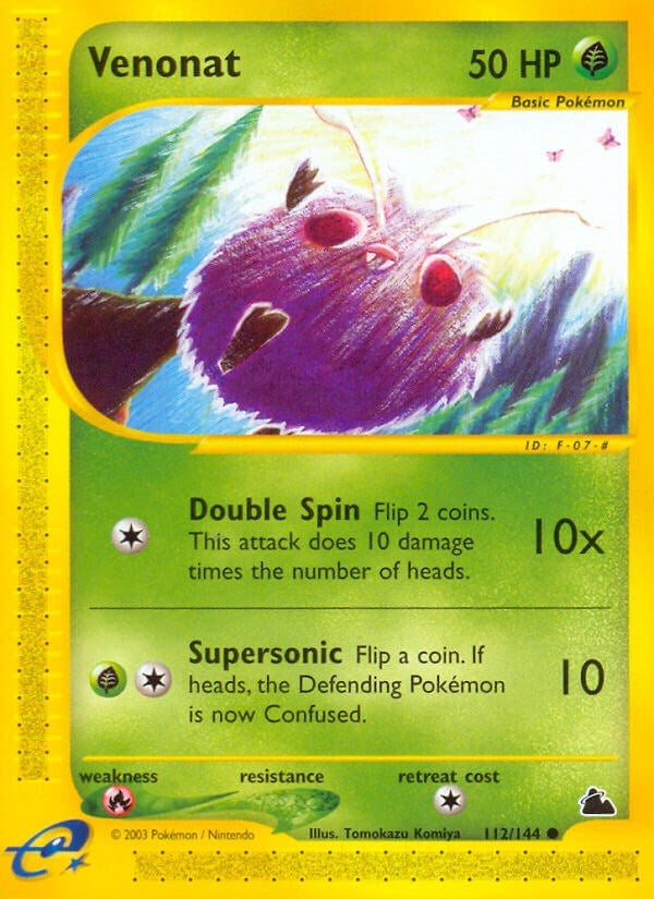 Image for Venonat (112/144) (Skyridge) (SK) - Pokemon