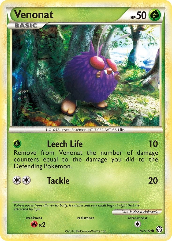 Image for Venonat (81/102) (Triumphant) (TM) - Pokemon
