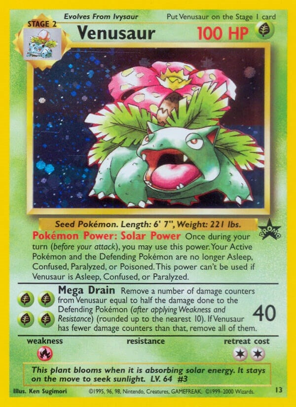 Image for Venusaur (13/53) (WoTC Promo) (PR) - Pokemon