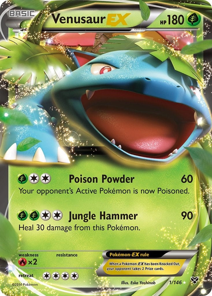 Image for Venusaur EX (1/146) (XY Base Set) (XY) - Pokemon