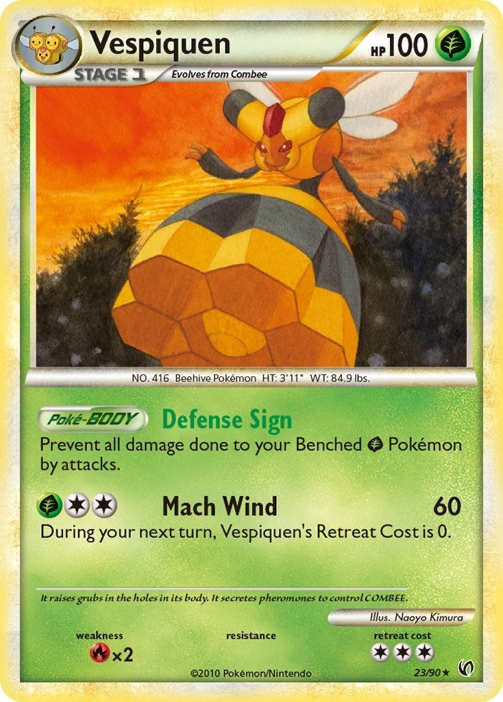 Image for Vespiquen (23/90) (Undaunted) (UD) - Pokemon