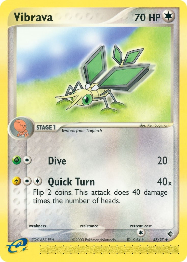 Image for Vibrava (47/97) (EX Dragon) (DR) - Pokemon