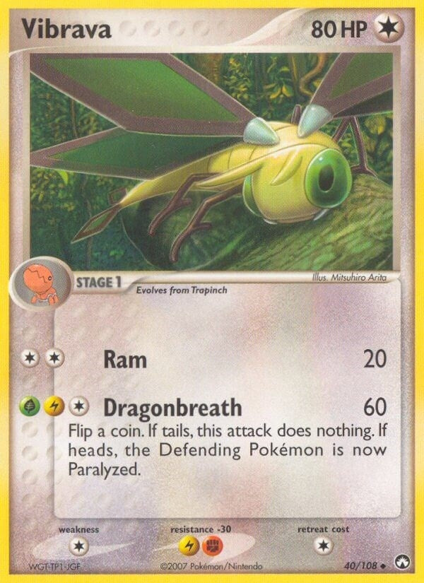 Image for Vibrava (40/108) (EX Power Keepers) (PK) - Pokemon