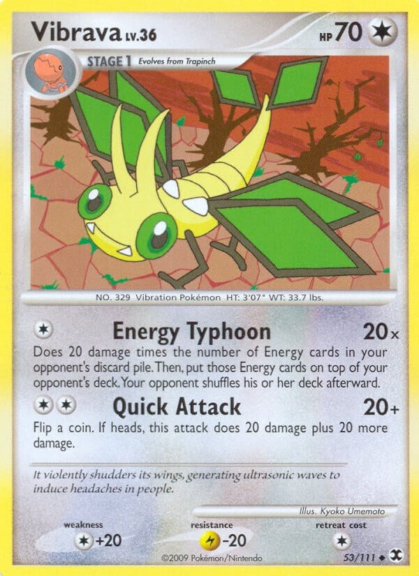 Image for Vibrava (53/111) (Rising Rivals) (RR) - Pokemon