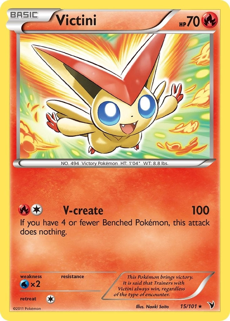 Image for Victini (15) (15/101) (Noble Victories) (NVI) - Pokemon