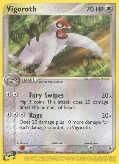 Image for Vigoroth (47/109) (EX Ruby and Sapphire) (RS) - Pokemon