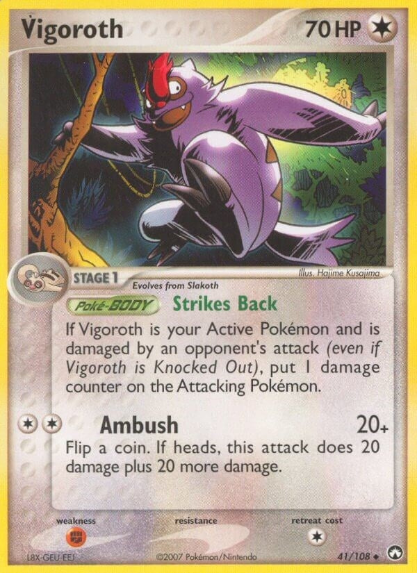 Image for Vigoroth (41/108) (EX Power Keepers) (PK) - Pokemon