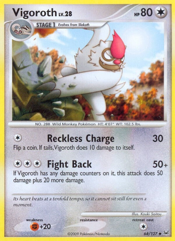 Image for Vigoroth (64/127) (Platinum) (PL) - Pokemon