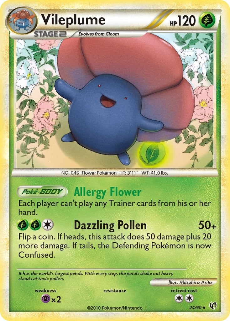 Image for Vileplume (24/90) (Undaunted) (UD) - Pokemon